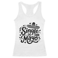 Funny Mexican Party Gift Racerback Tank Top Single De Mayo Squad