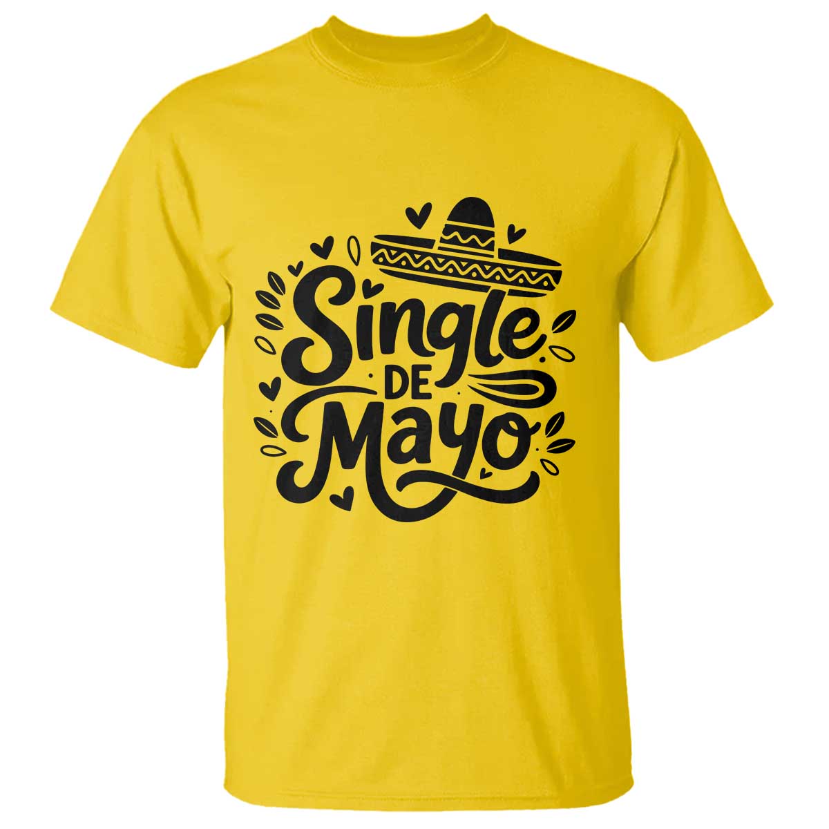 Funny Mexican Party Gift T Shirt Single De Mayo Squad