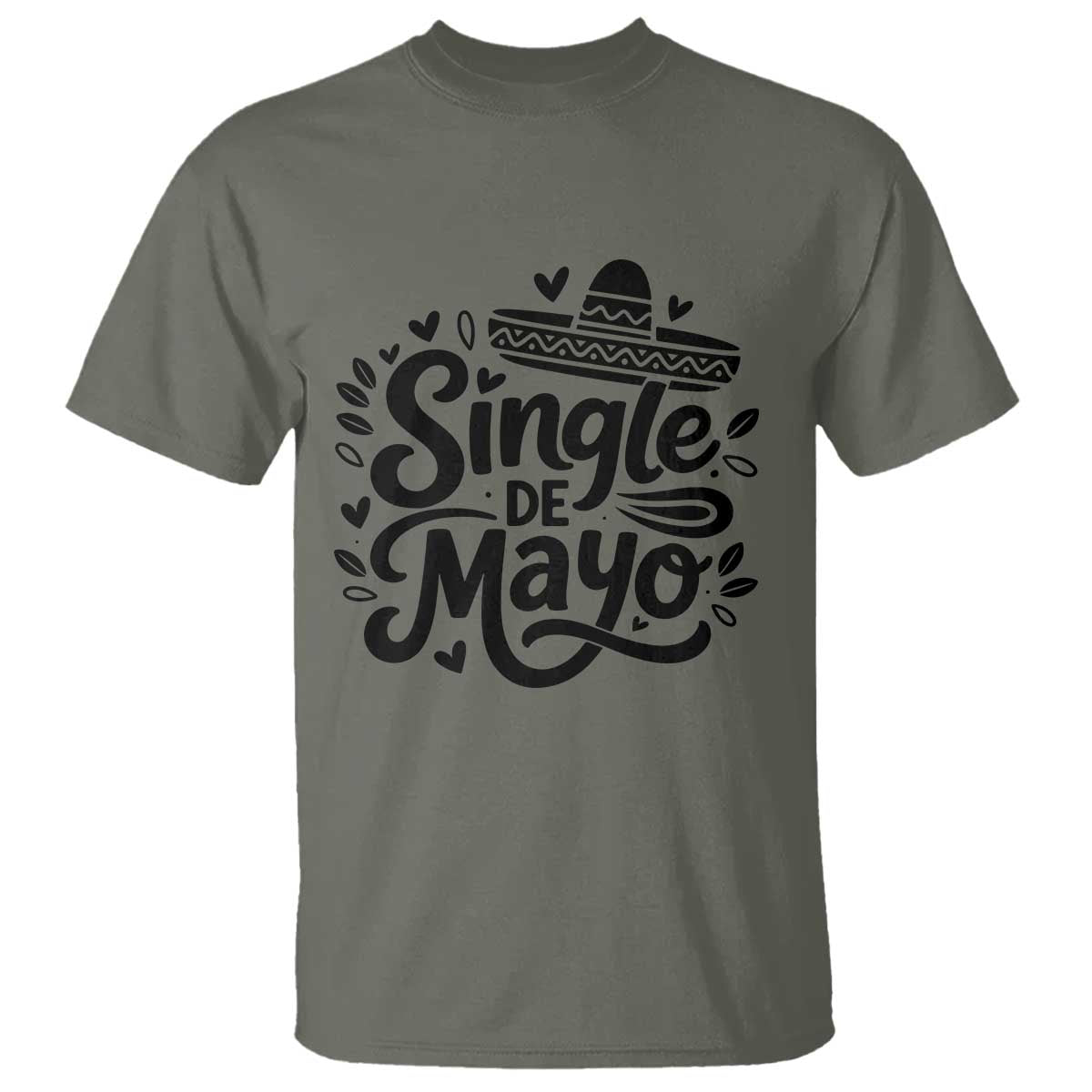 Funny Mexican Party Gift T Shirt Single De Mayo Squad