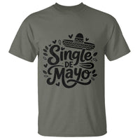 Funny Mexican Party Gift T Shirt Single De Mayo Squad