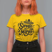 Funny Mexican Party Gift T Shirt For Women Single De Mayo Squad