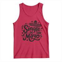 Funny Mexican Party Gift Tank Top Single De Mayo Squad