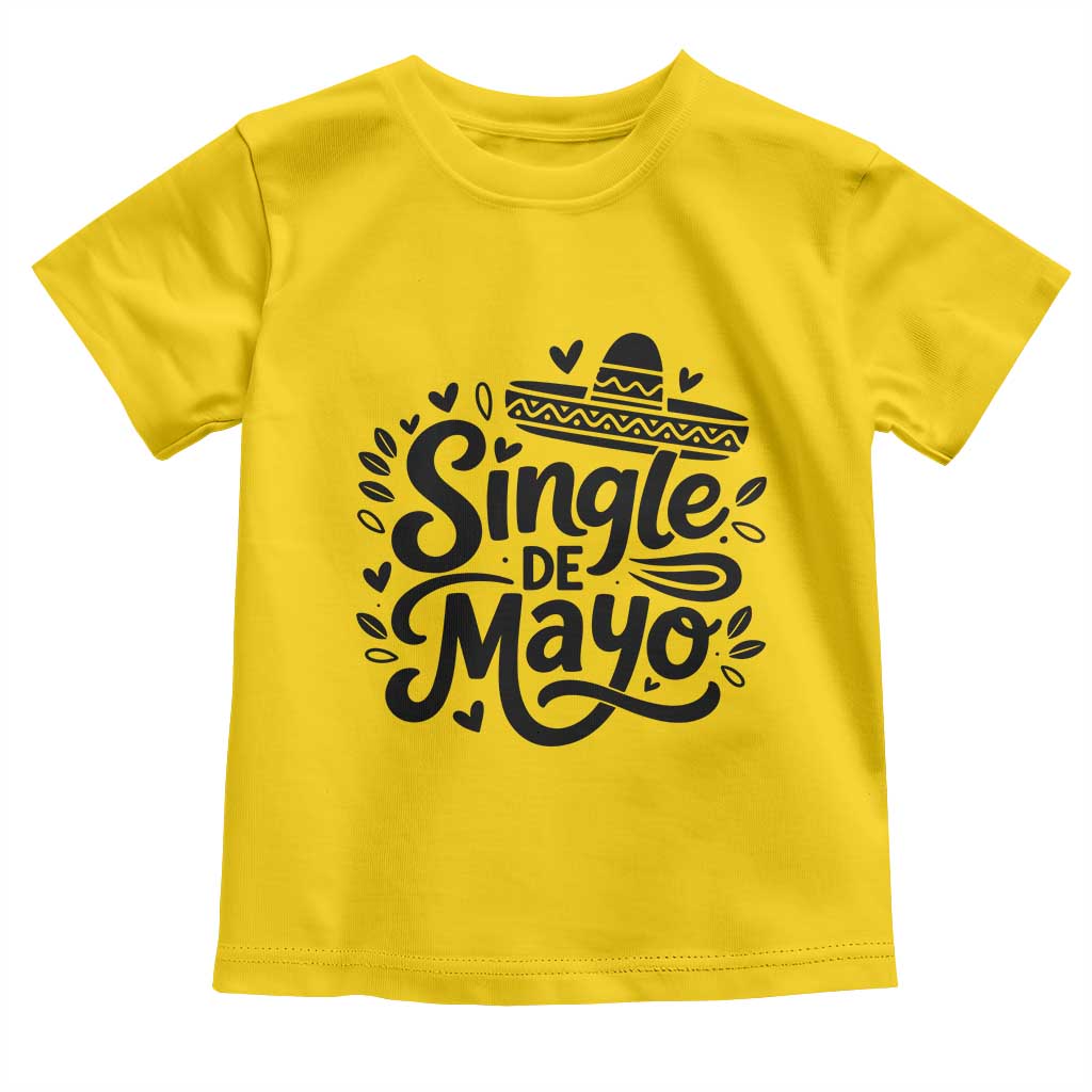 Funny Mexican Party Gift Toddler T Shirt Single De Mayo Squad