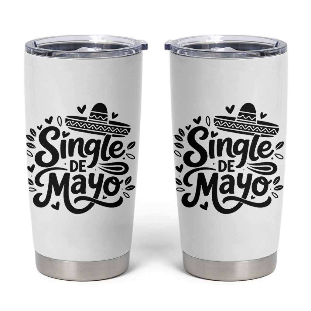Funny Mexican Party Gift Tumbler Cup Single De Mayo Squad