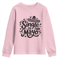 Funny Mexican Party Gift Youth Sweatshirt Single De Mayo Squad