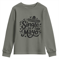 Funny Mexican Party Gift Youth Sweatshirt Single De Mayo Squad