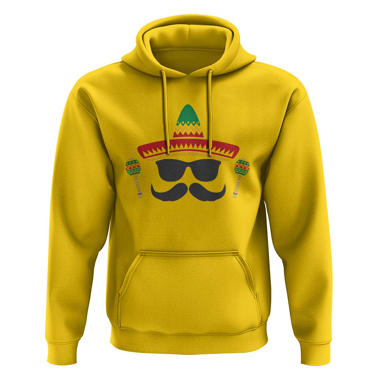 Funny Cinco De Mayo Maracas Characte Hoodie Fiesta Party Gift