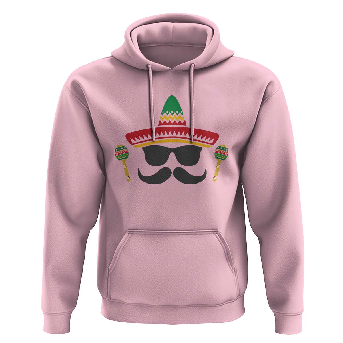 Funny Cinco De Mayo Maracas Characte Hoodie Fiesta Party Gift