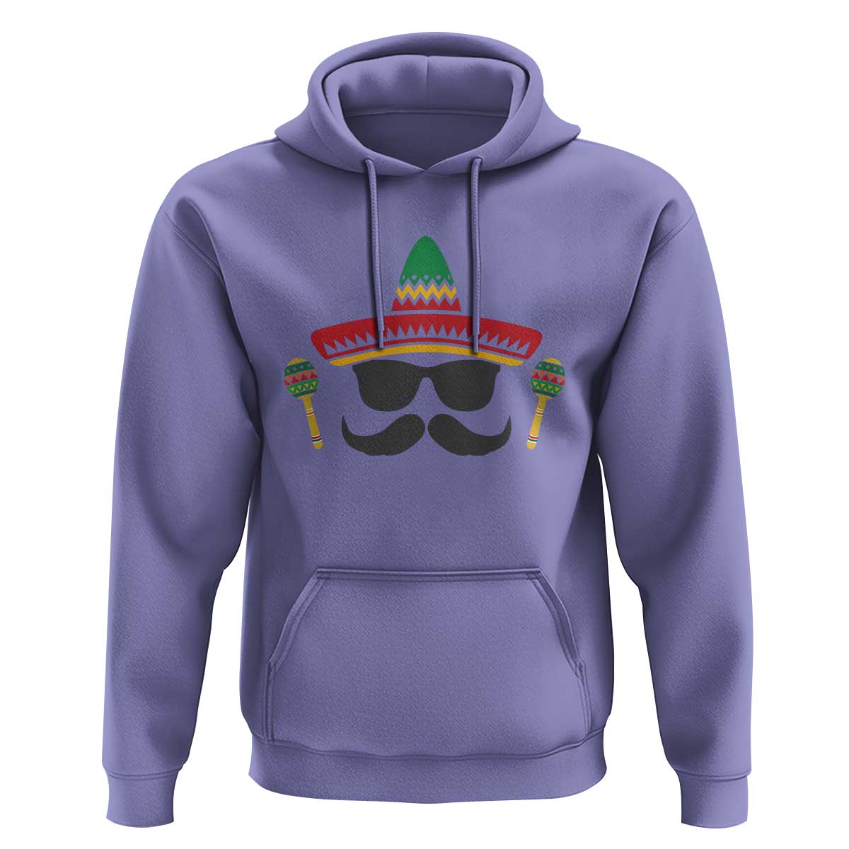 Funny Cinco De Mayo Maracas Characte Hoodie Fiesta Party Gift