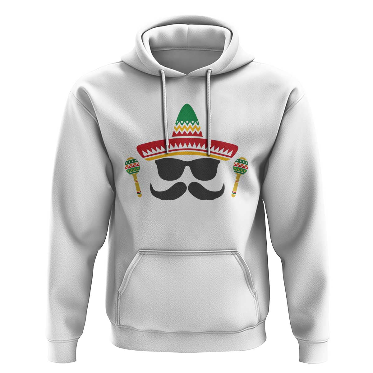 Funny Cinco De Mayo Maracas Characte Hoodie Fiesta Party Gift