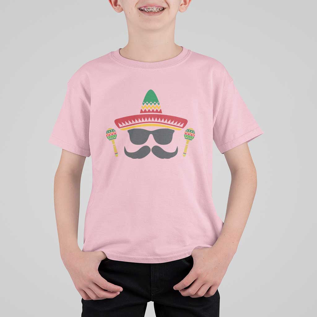 Funny Cinco De Mayo Maracas Characte T Shirt For Kid Fiesta Party Gift