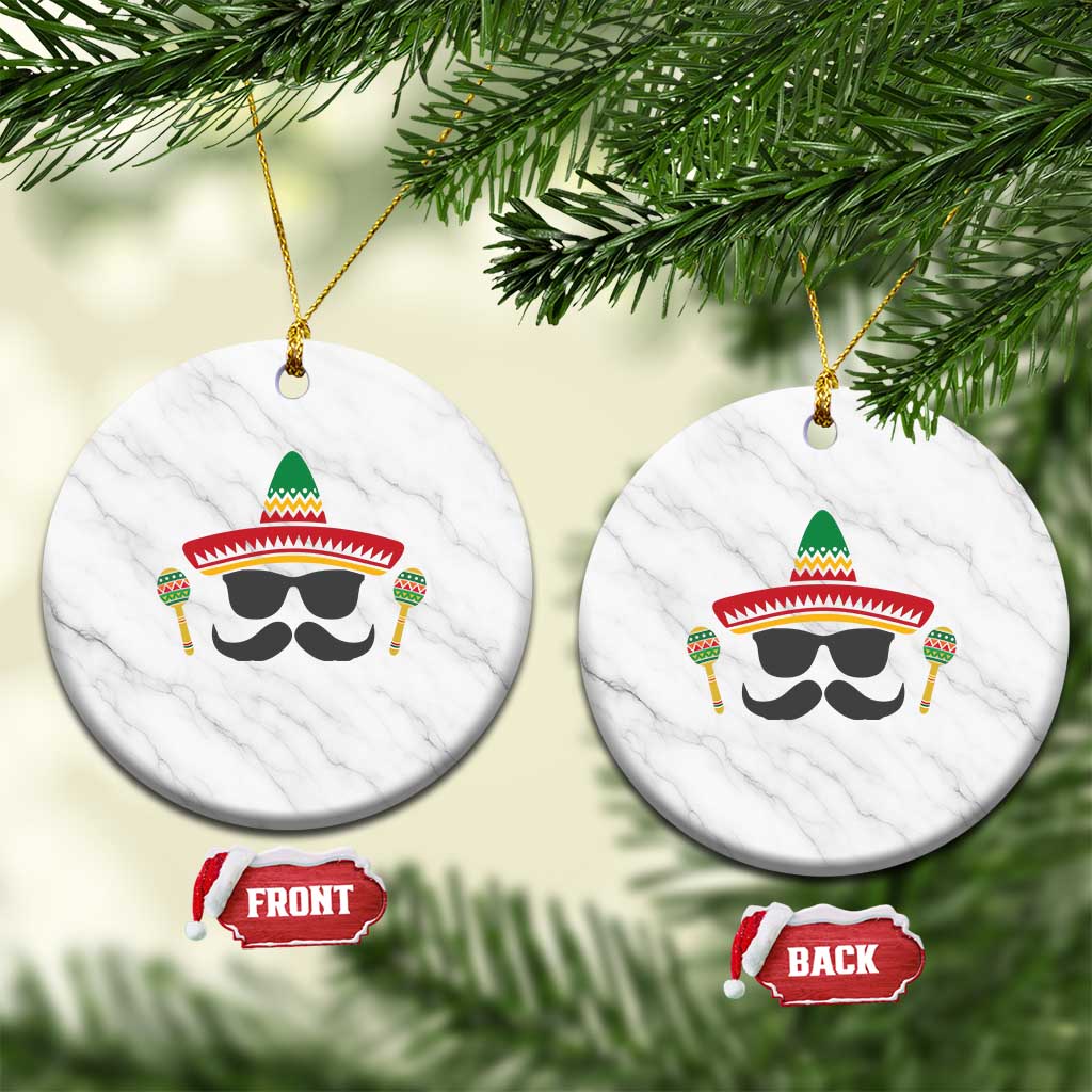 Funny Cinco De Mayo Maracas Characte Ceramic Ornament Fiesta Party Gift