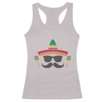 Funny Cinco De Mayo Maracas Characte Racerback Tank Top Fiesta Party Gift