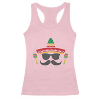 Funny Cinco De Mayo Maracas Characte Racerback Tank Top Fiesta Party Gift