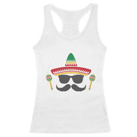 Funny Cinco De Mayo Maracas Characte Racerback Tank Top Fiesta Party Gift