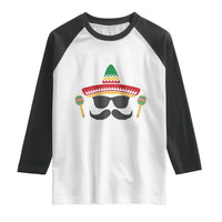 Funny Cinco De Mayo Maracas Characte Raglan Shirt Fiesta Party Gift