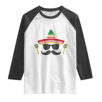 Funny Cinco De Mayo Maracas Characte Raglan Shirt Fiesta Party Gift