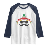 Funny Cinco De Mayo Maracas Characte Raglan Shirt Fiesta Party Gift