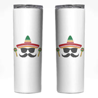 Funny Cinco De Mayo Maracas Characte Skinny Tumbler Fiesta Party Gift