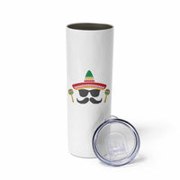 Funny Cinco De Mayo Maracas Characte Skinny Tumbler Fiesta Party Gift