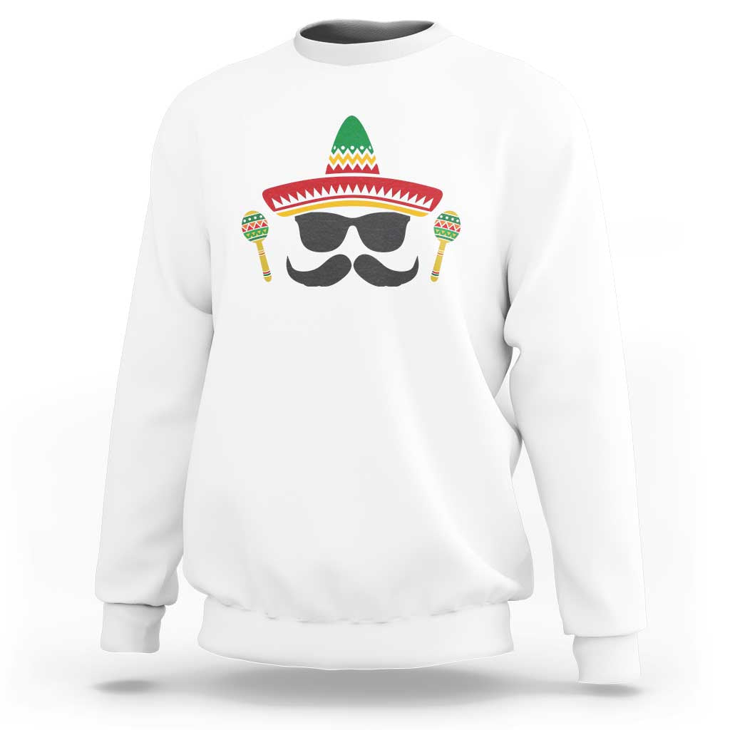 Funny Cinco De Mayo Maracas Characte Sweatshirt Fiesta Party Gift
