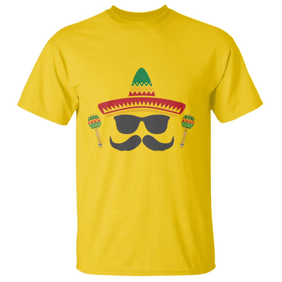 Funny Cinco De Mayo Maracas Characte T Shirt Fiesta Party Gift
