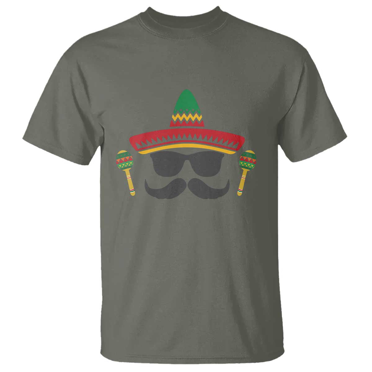 Funny Cinco De Mayo Maracas Characte T Shirt Fiesta Party Gift