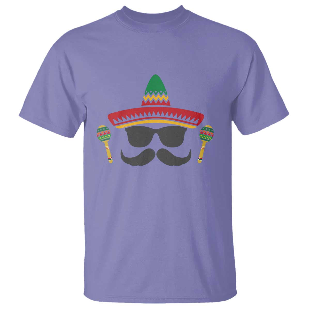 Funny Cinco De Mayo Maracas Characte T Shirt Fiesta Party Gift