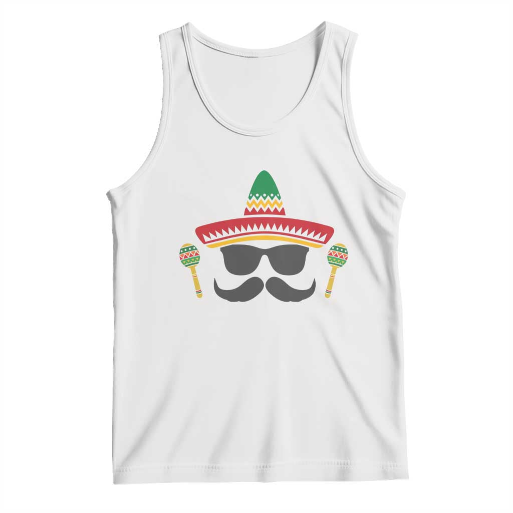 Funny Cinco De Mayo Maracas Characte Tank Top Fiesta Party Gift