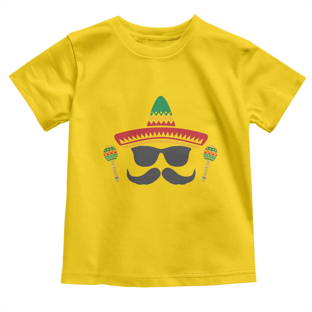 Funny Cinco De Mayo Maracas Characte Toddler T Shirt Fiesta Party Gift