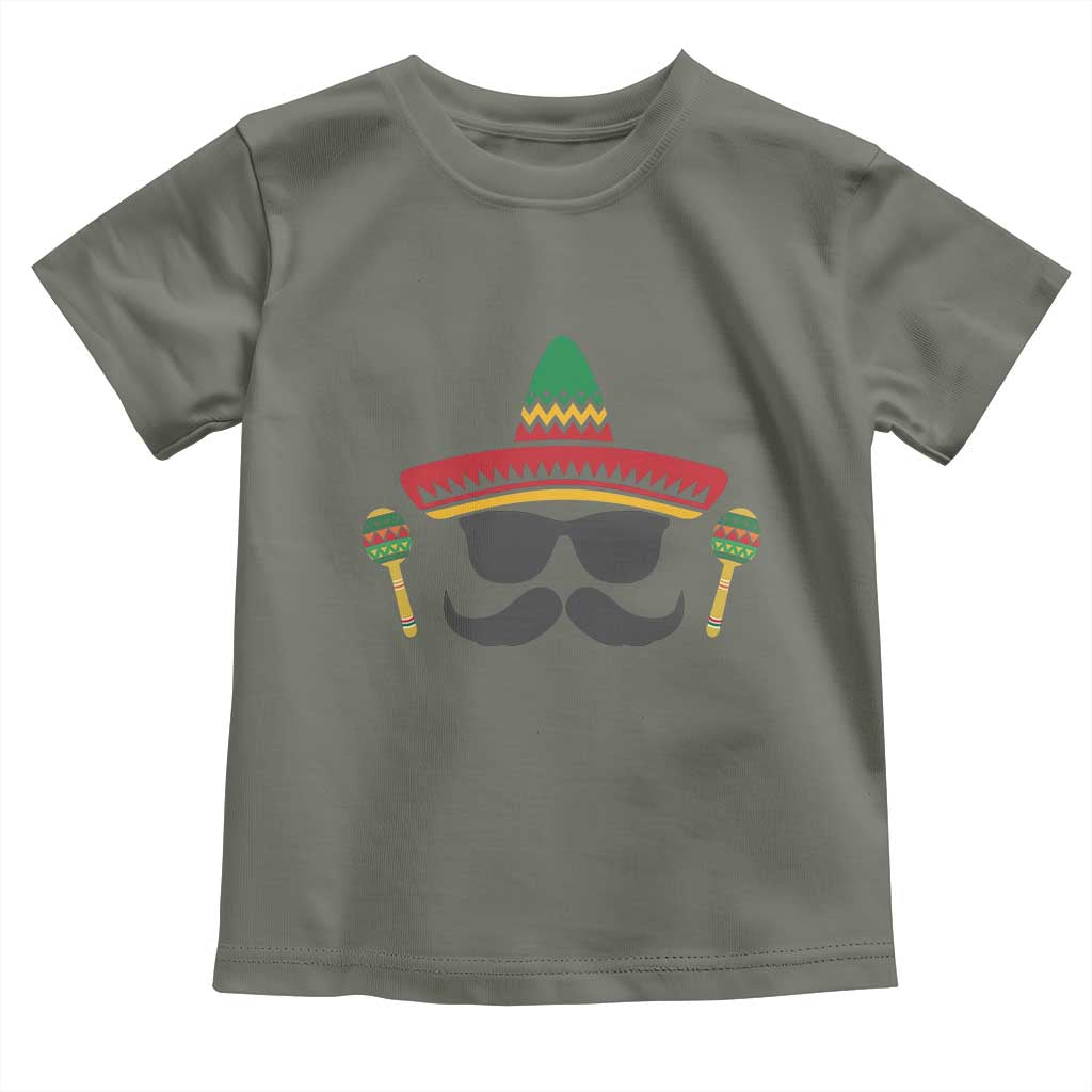 Funny Cinco De Mayo Maracas Characte Toddler T Shirt Fiesta Party Gift
