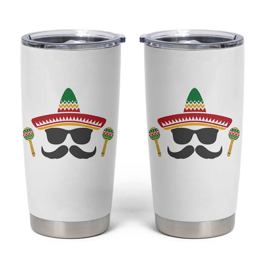 Funny Cinco De Mayo Maracas Characte Tumbler Cup Fiesta Party Gift