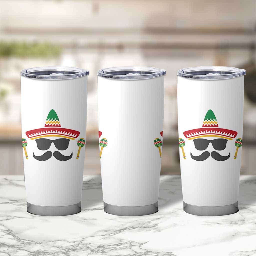 Funny Cinco De Mayo Maracas Characte Tumbler Cup Fiesta Party Gift