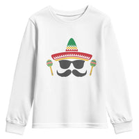 Funny Cinco De Mayo Maracas Characte Youth Sweatshirt Fiesta Party Gift