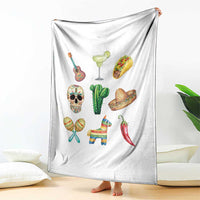 Cinco De Mayo Throw Blanket Mexican Fiesta Party Celebration