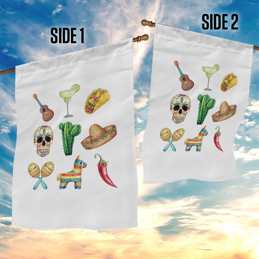 Cinco De Mayo Garden Flag Mexican Fiesta Party Celebration