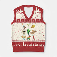 Cinco De Mayo V-Neck Knit Sweater Vest Mexican Fiesta Party Celebration
