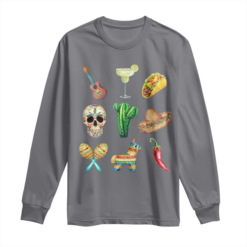 Cinco De Mayo Long Sleeve Shirt Mexican Fiesta Party Celebration