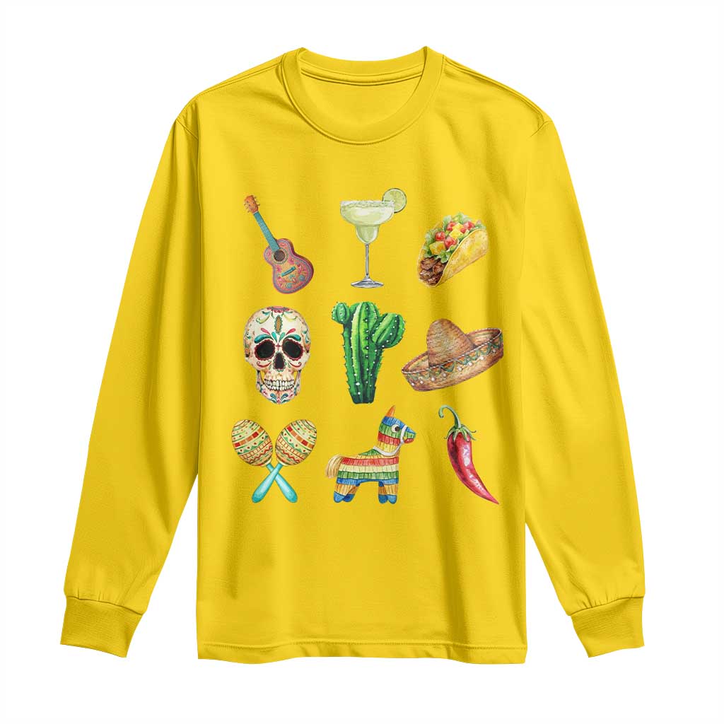 Cinco De Mayo Long Sleeve Shirt Mexican Fiesta Party Celebration