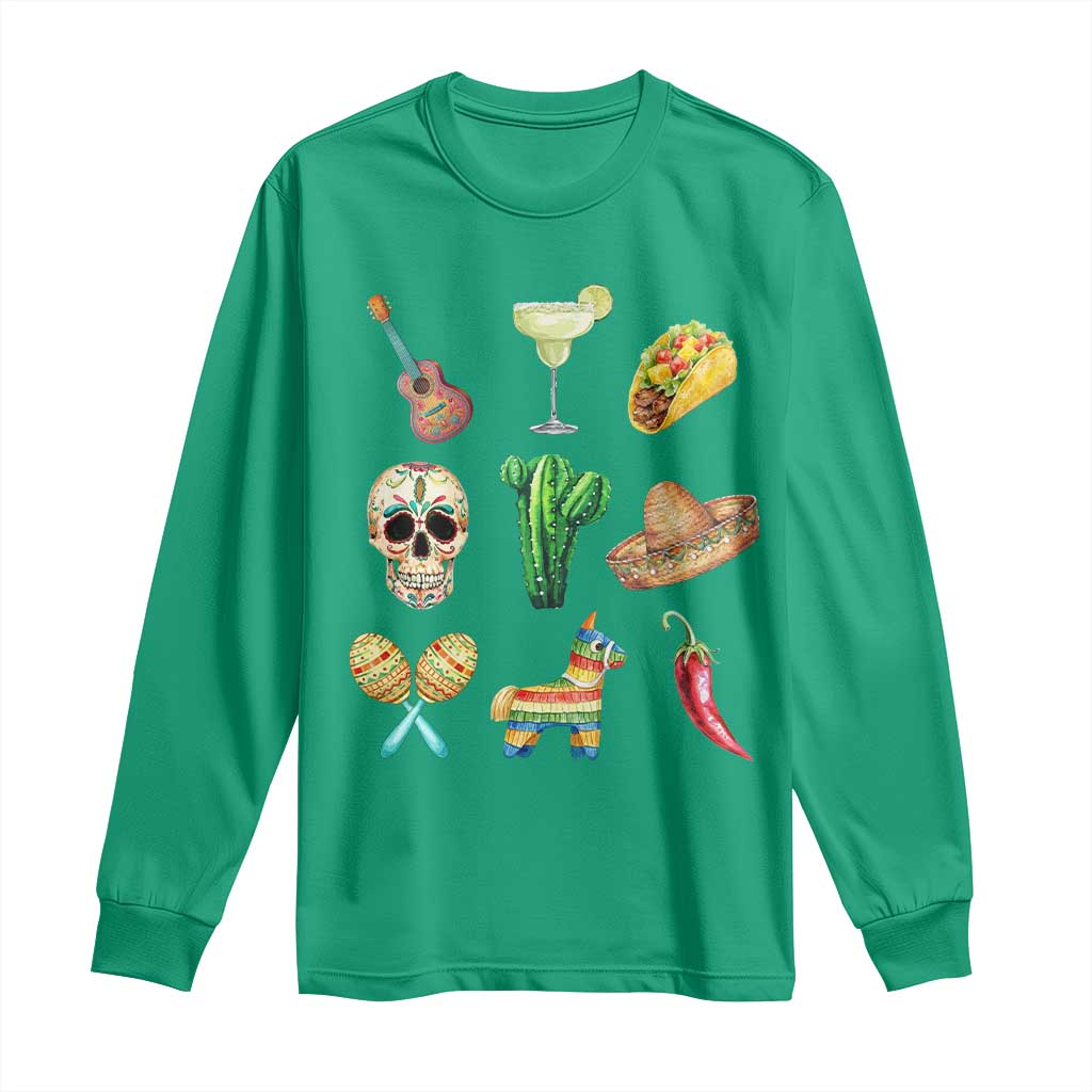 Cinco De Mayo Long Sleeve Shirt Mexican Fiesta Party Celebration