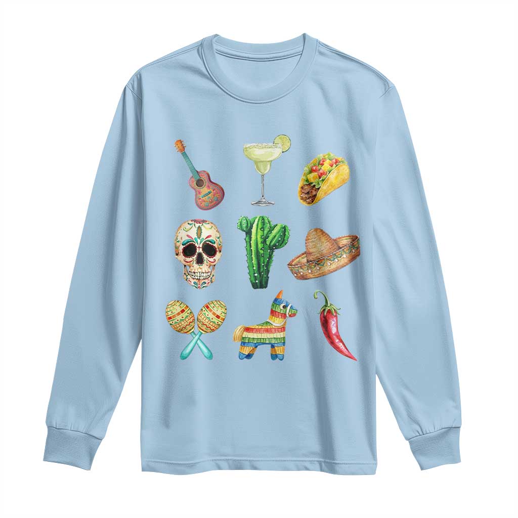 Cinco De Mayo Long Sleeve Shirt Mexican Fiesta Party Celebration
