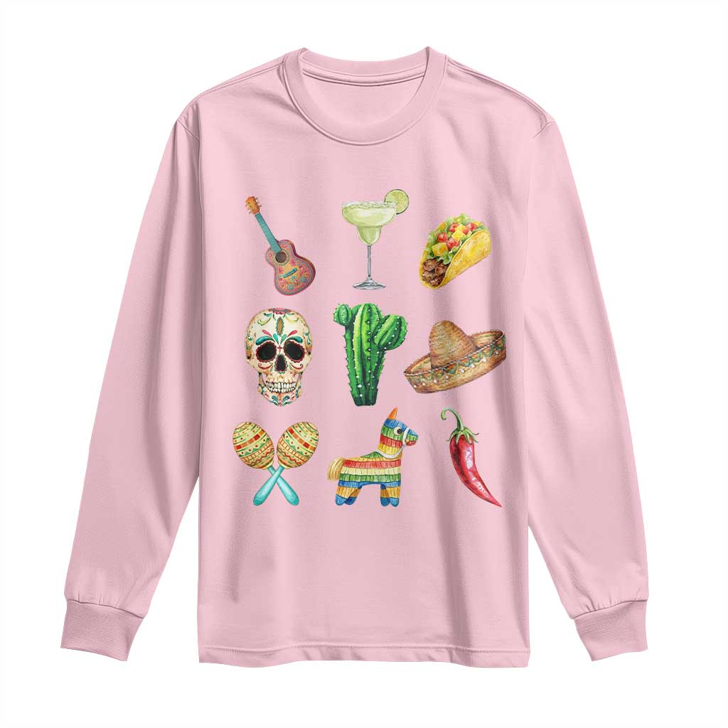 Cinco De Mayo Long Sleeve Shirt Mexican Fiesta Party Celebration