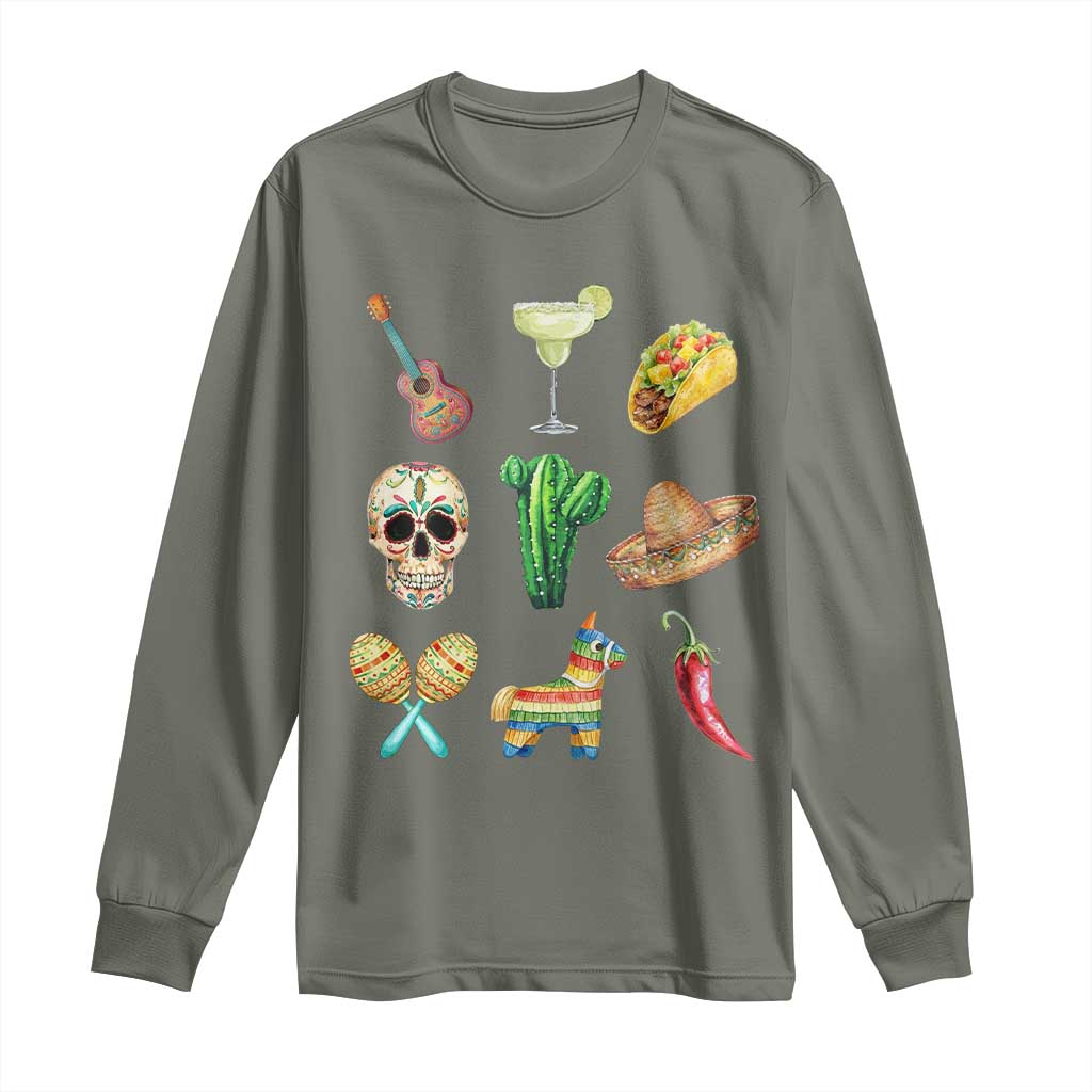 Cinco De Mayo Long Sleeve Shirt Mexican Fiesta Party Celebration