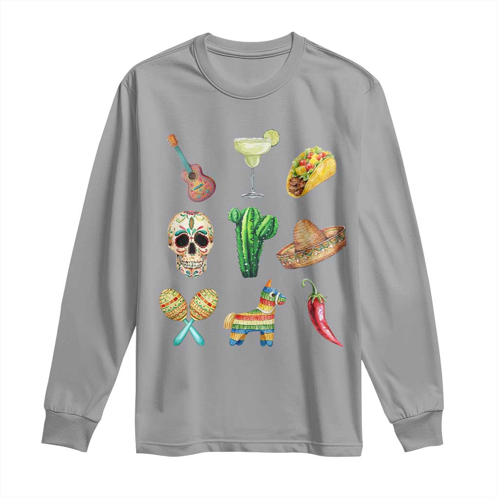 Cinco De Mayo Long Sleeve Shirt Mexican Fiesta Party Celebration