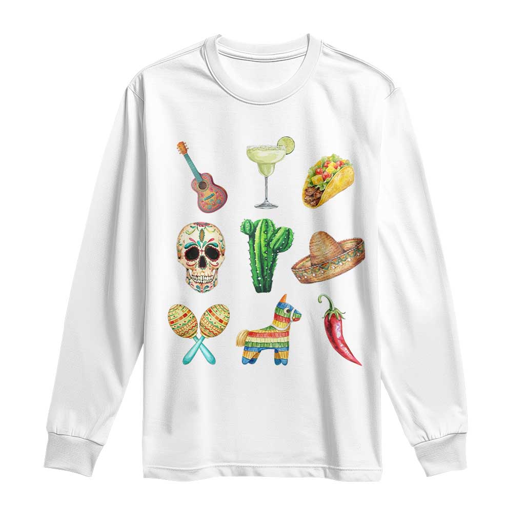 Cinco De Mayo Long Sleeve Shirt Mexican Fiesta Party Celebration