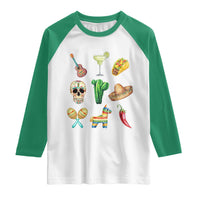 Cinco De Mayo Raglan Shirt Mexican Fiesta Party Celebration