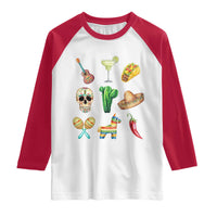Cinco De Mayo Raglan Shirt Mexican Fiesta Party Celebration