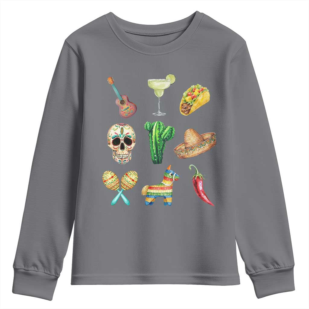 Cinco De Mayo Youth Sweatshirt Mexican Fiesta Party Celebration