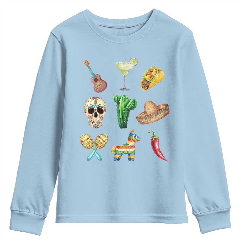 Cinco De Mayo Youth Sweatshirt Mexican Fiesta Party Celebration