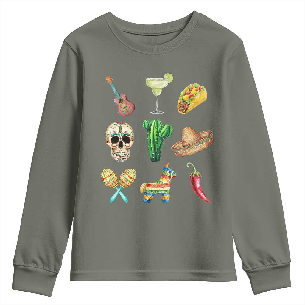 Cinco De Mayo Youth Sweatshirt Mexican Fiesta Party Celebration